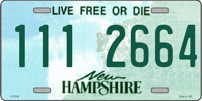 NH license plate 1112664