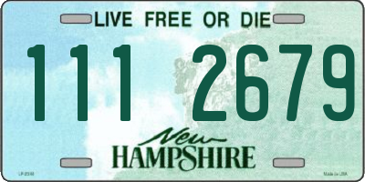 NH license plate 1112679