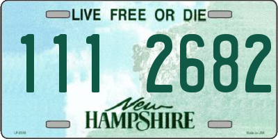 NH license plate 1112682