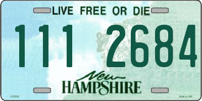 NH license plate 1112684