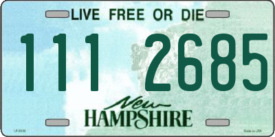 NH license plate 1112685