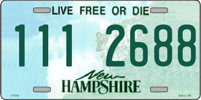 NH license plate 1112688