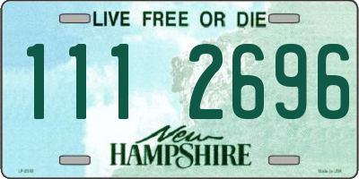 NH license plate 1112696