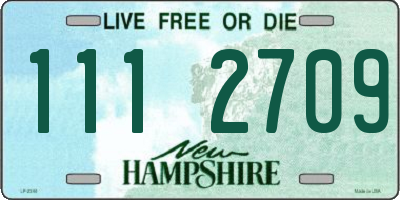 NH license plate 1112709