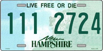 NH license plate 1112724