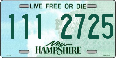 NH license plate 1112725