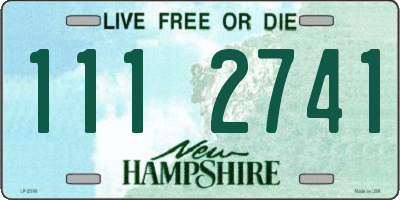 NH license plate 1112741