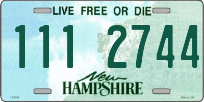 NH license plate 1112744
