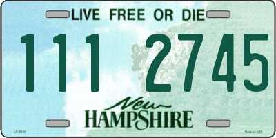 NH license plate 1112745