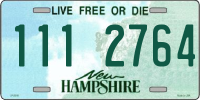 NH license plate 1112764