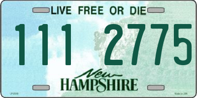 NH license plate 1112775