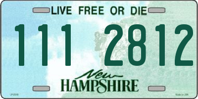 NH license plate 1112812