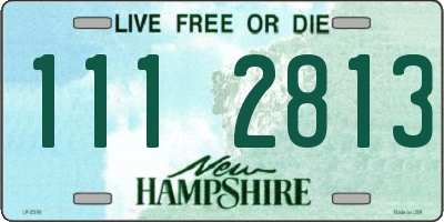 NH license plate 1112813