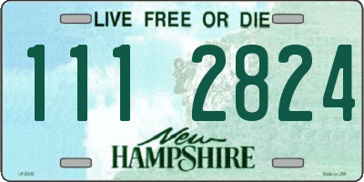 NH license plate 1112824