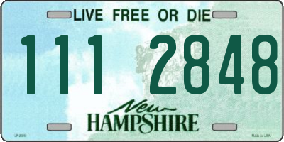 NH license plate 1112848