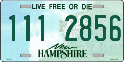 NH license plate 1112856