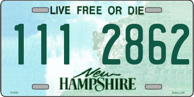NH license plate 1112862