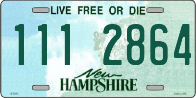 NH license plate 1112864