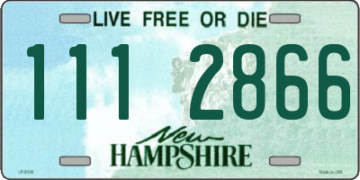 NH license plate 1112866