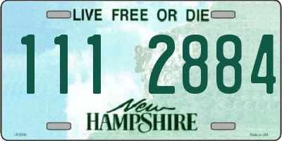 NH license plate 1112884