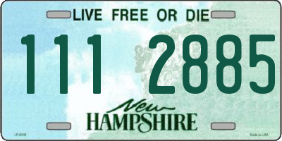NH license plate 1112885