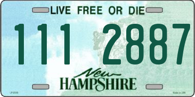 NH license plate 1112887