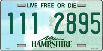 NH license plate 1112895