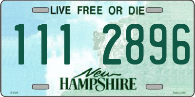 NH license plate 1112896