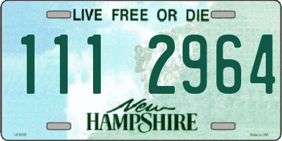 NH license plate 1112964
