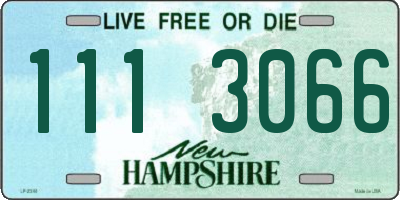 NH license plate 1113066