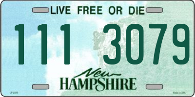 NH license plate 1113079
