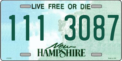 NH license plate 1113087