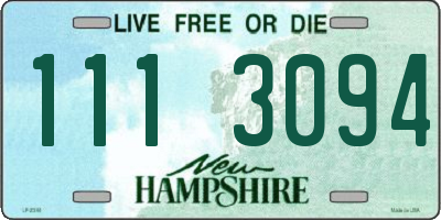 NH license plate 1113094
