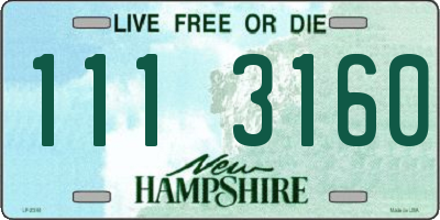 NH license plate 1113160