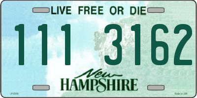 NH license plate 1113162