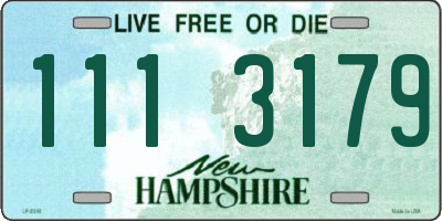 NH license plate 1113179