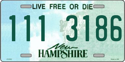 NH license plate 1113186