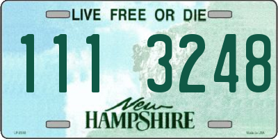 NH license plate 1113248