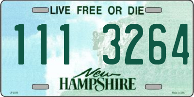NH license plate 1113264