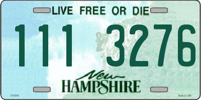NH license plate 1113276