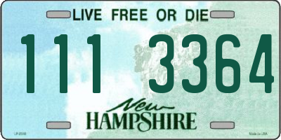 NH license plate 1113364