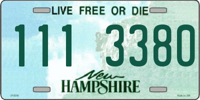 NH license plate 1113380