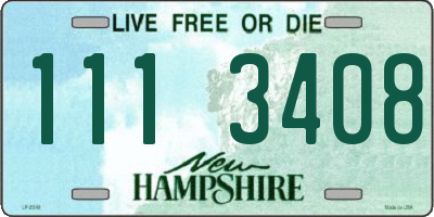 NH license plate 1113408