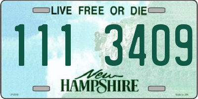 NH license plate 1113409