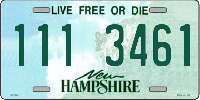 NH license plate 1113461