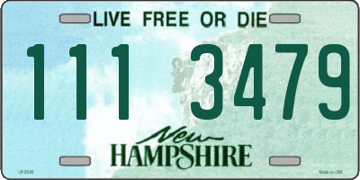 NH license plate 1113479