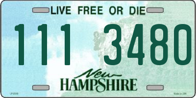 NH license plate 1113480