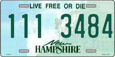 NH license plate 1113484