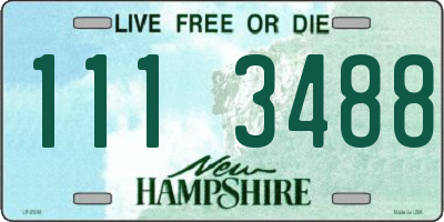 NH license plate 1113488