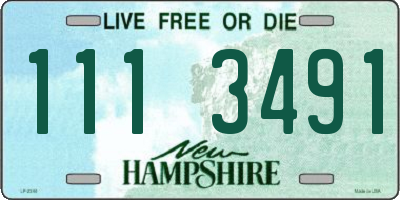NH license plate 1113491
